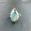 Crystal Opal Alder Medicine Ring