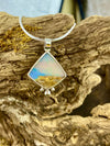 Sandy rocks Cryatal Opal Pendant