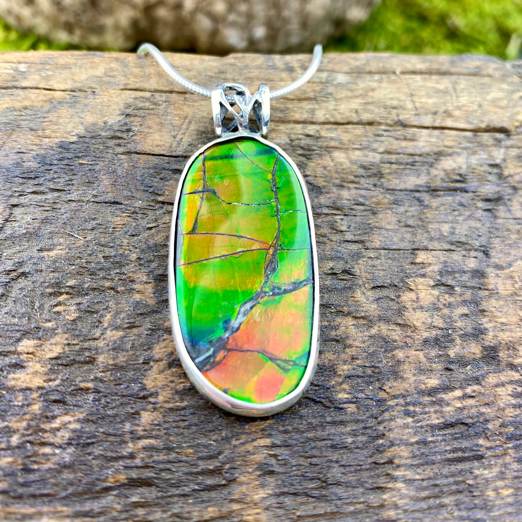 Ammolite Journey pendant