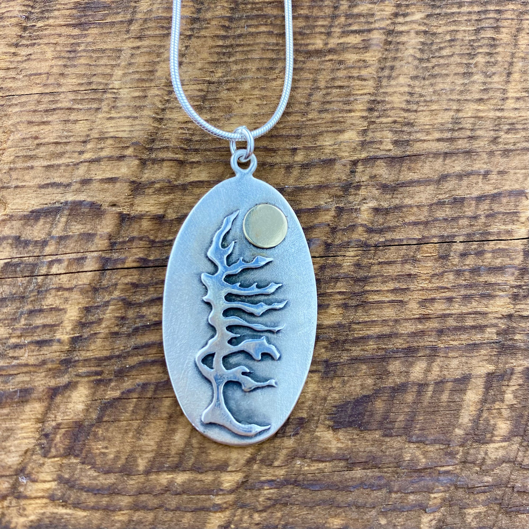 Sunset Georgian Bay Pine Pendant