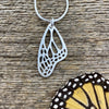 Metamorphosis butterfly pendant in Silver