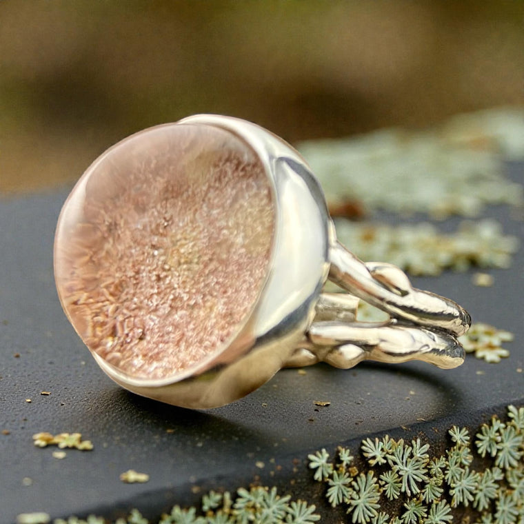 Emergence Ring with Natural Lodalite