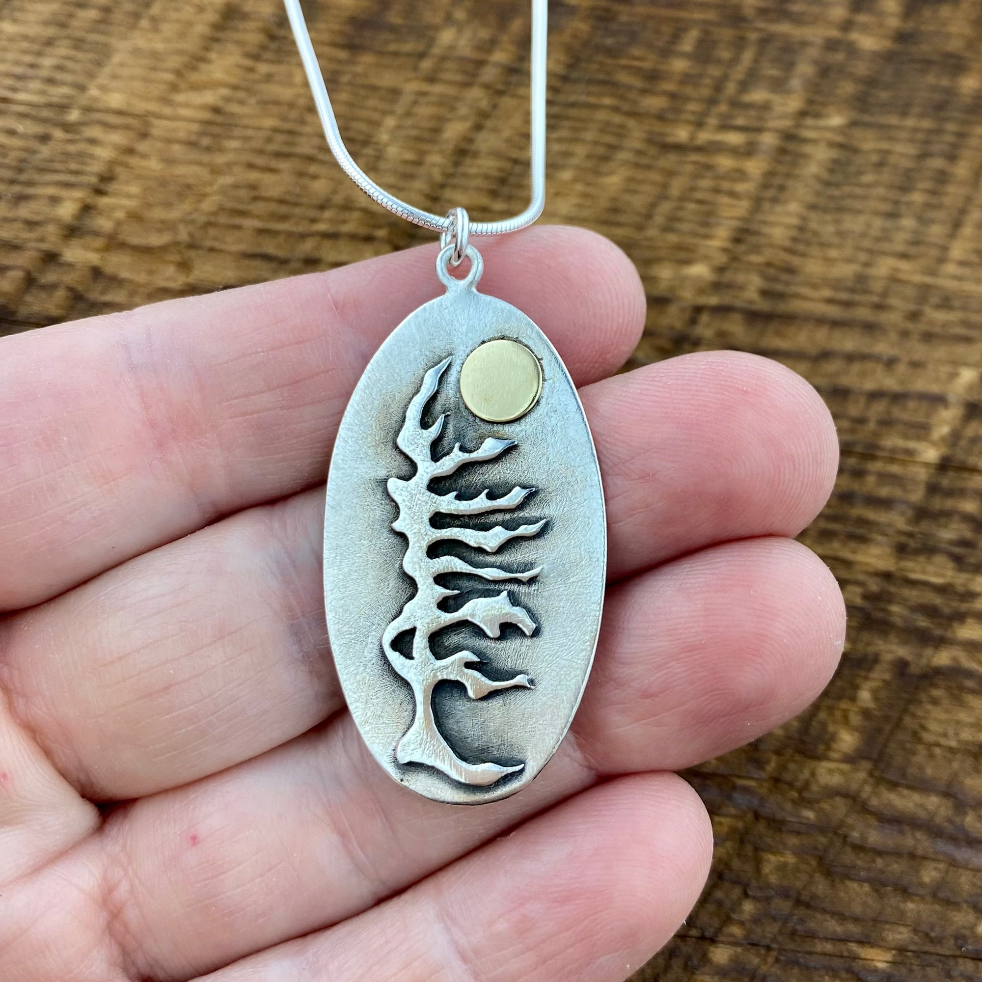 Sunset Georgian Bay Pine Pendant