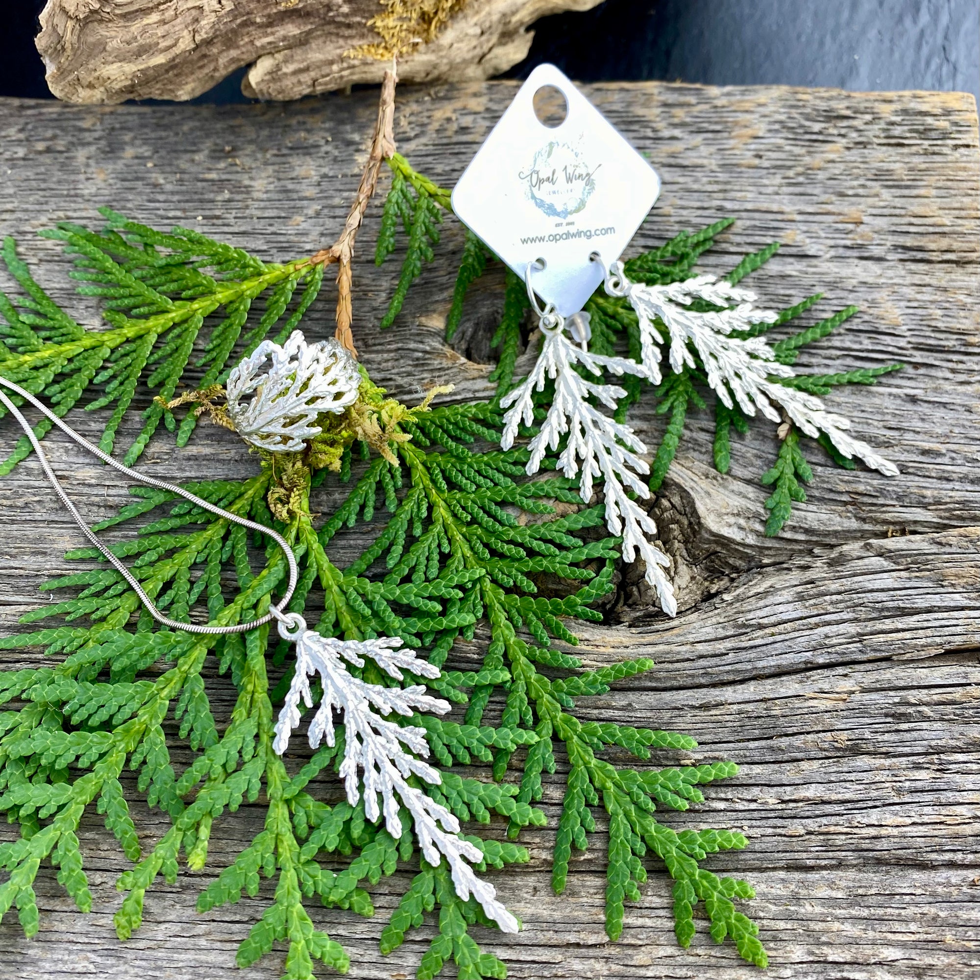 Eastern Cedar Branch Pendant
