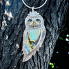 Burrowing Owl Goddess with Clay Canyon Variscite