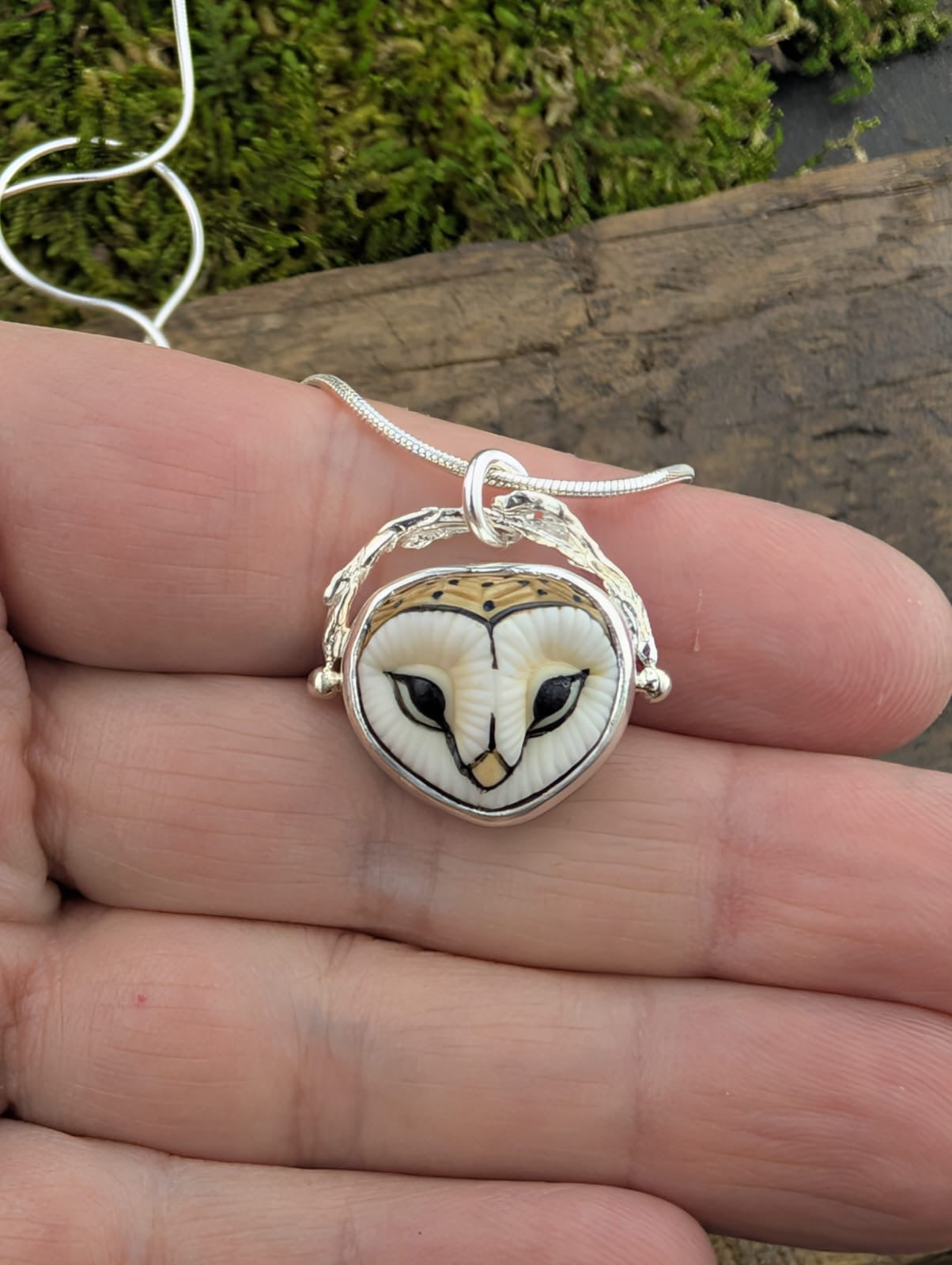 Luna Barn Owl Moon Goddess