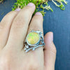 Stunning Welo Opal Woodland Ring
