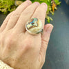 Mexican Fire Opal Matrix Ring