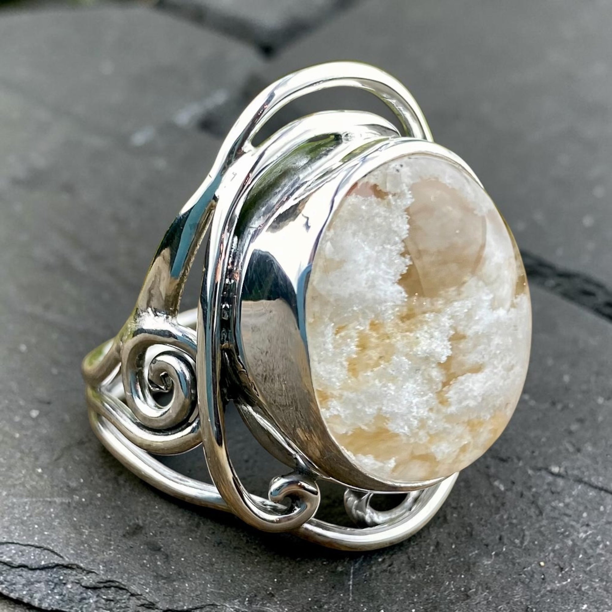 Reserved for Sarah Ring with Natural Lodalite