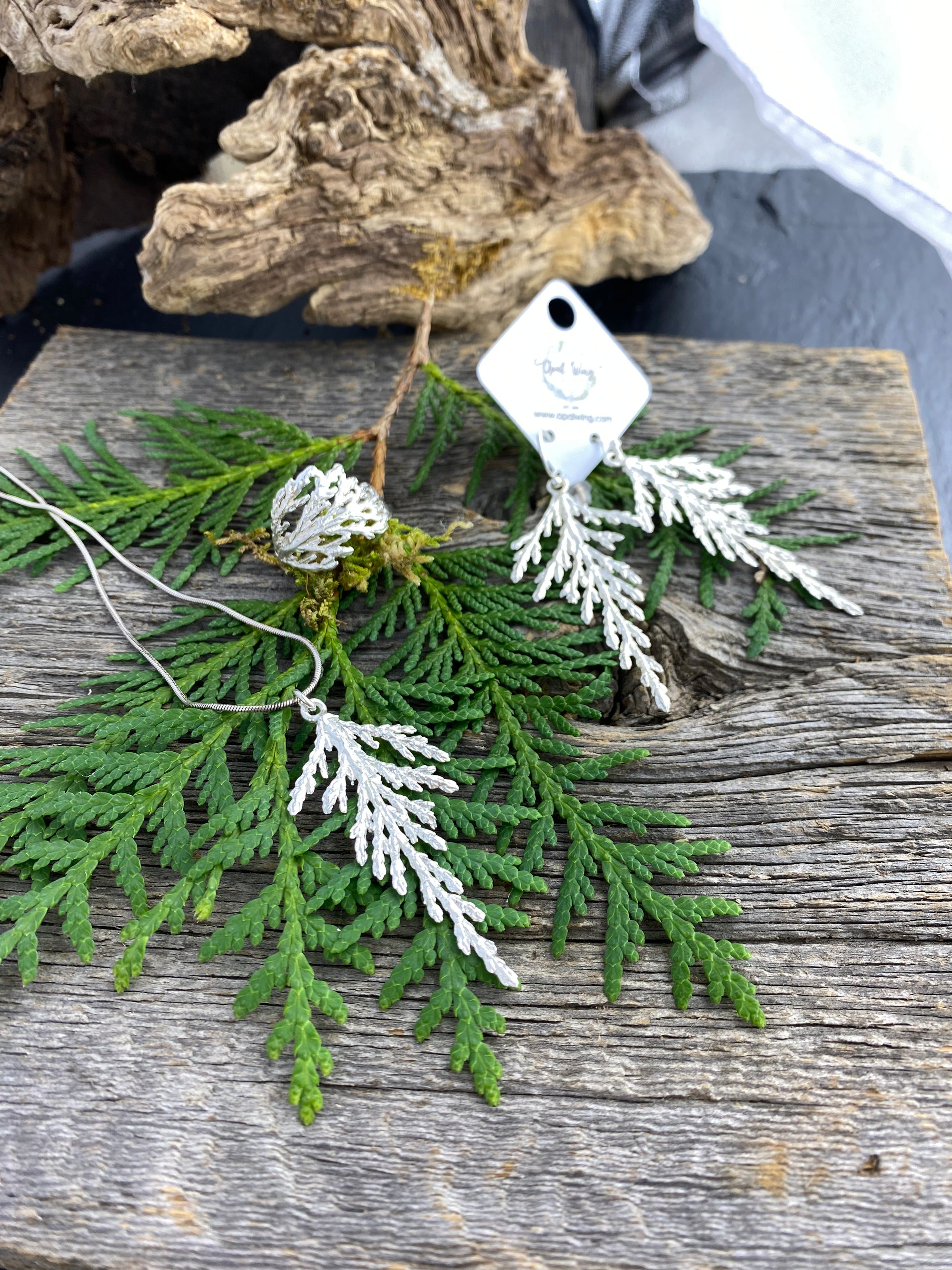 Cedar Branch earrings Full