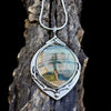 Earth abundance pendant with Blue Mountain Jasper