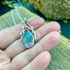 Tri-colour Tourmaline Sacred Heart Pendant