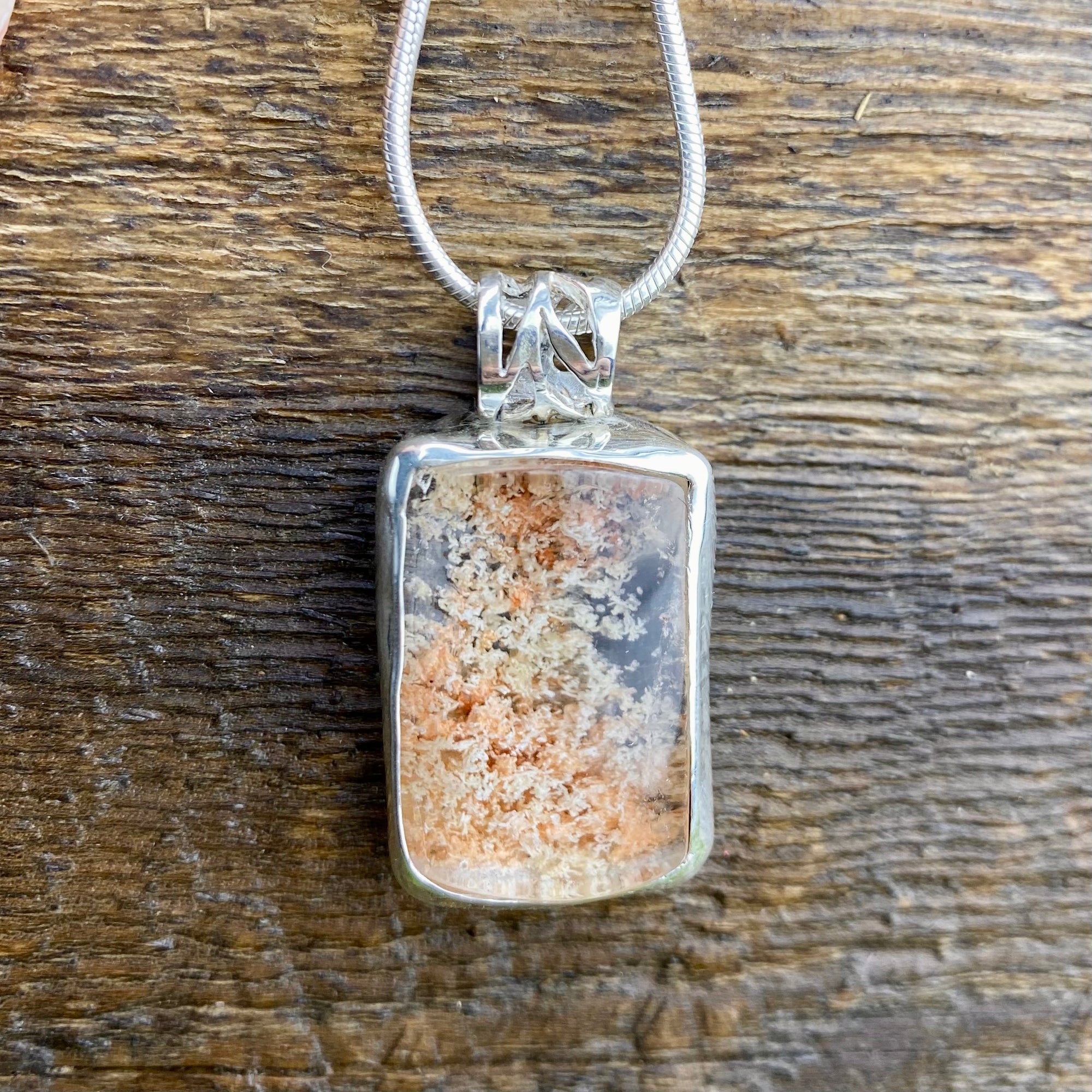 Emergence Pendant with Natural Lodalite