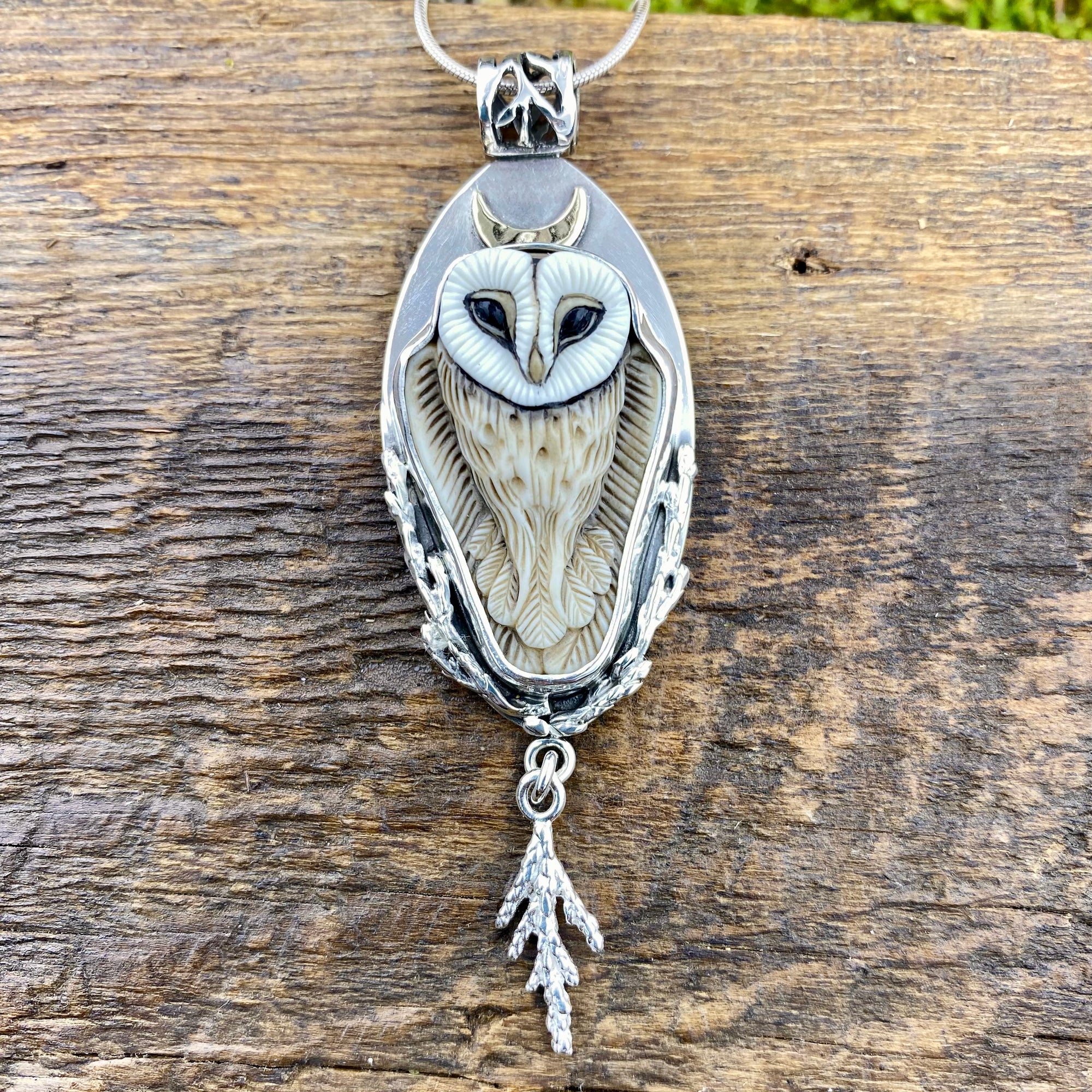 Full Moon Barn Owl Goddess