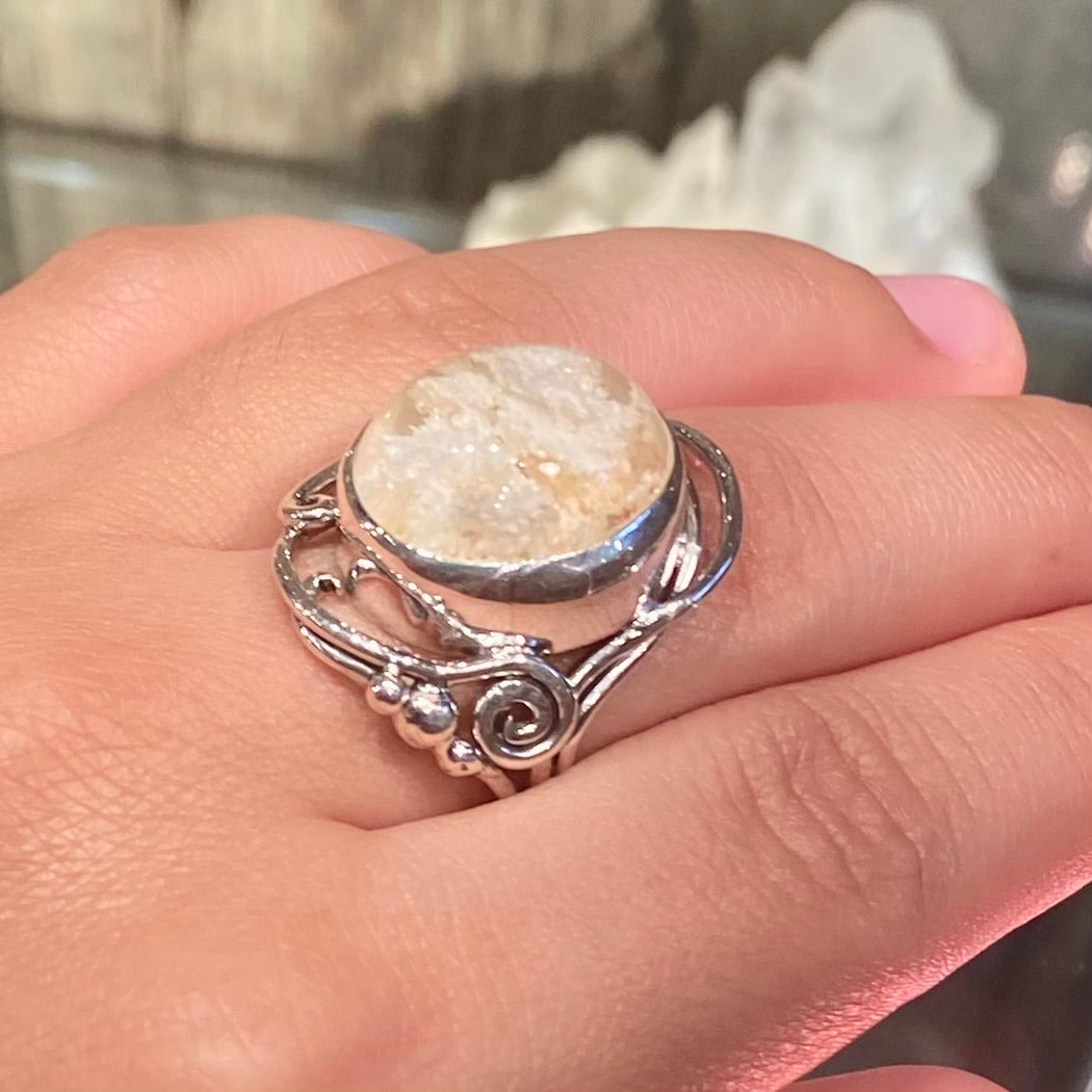 Reserved for Sarah Ring with Natural Lodalite
