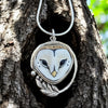 Whimsical Barn Owl Goddess