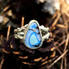 Natural Lavender Turquoise Flow Ring