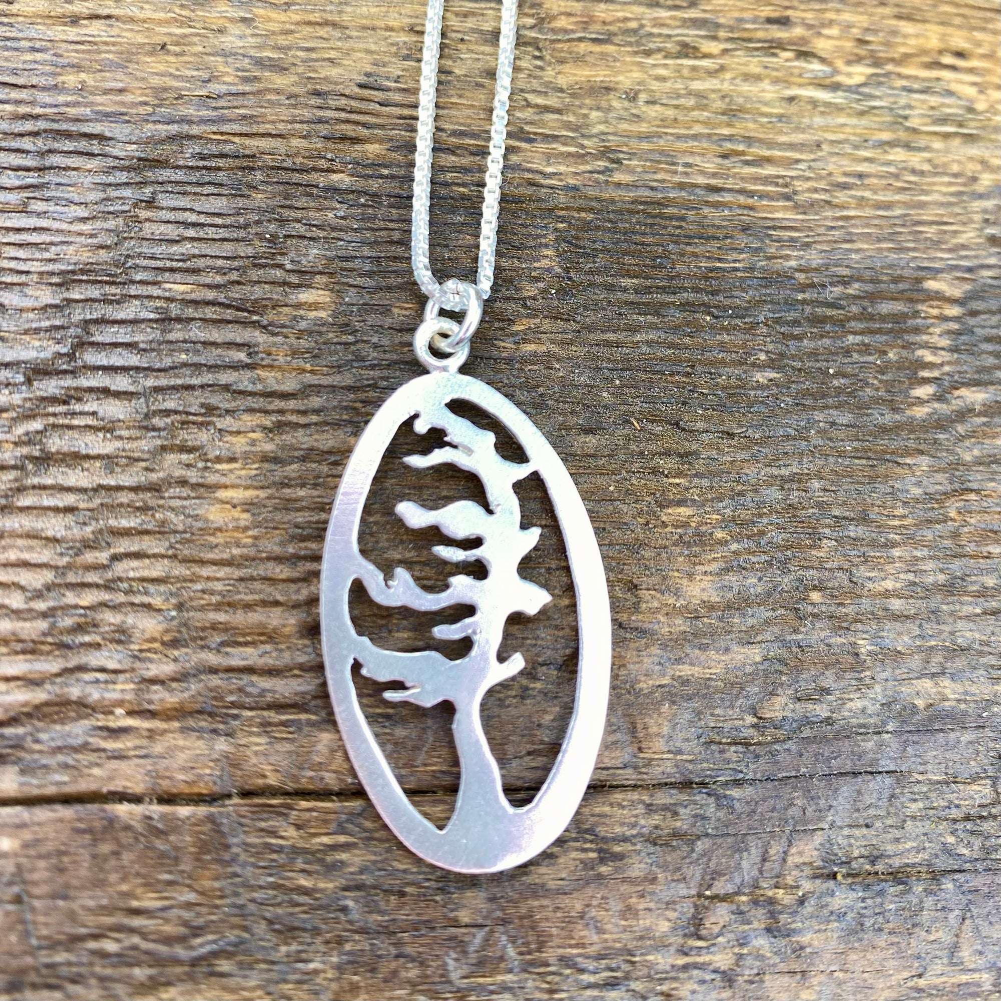 Oval Windswept Georgian Bay Pine Pendant