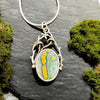 Ocean Jasper Abundant Mushroom Pendant