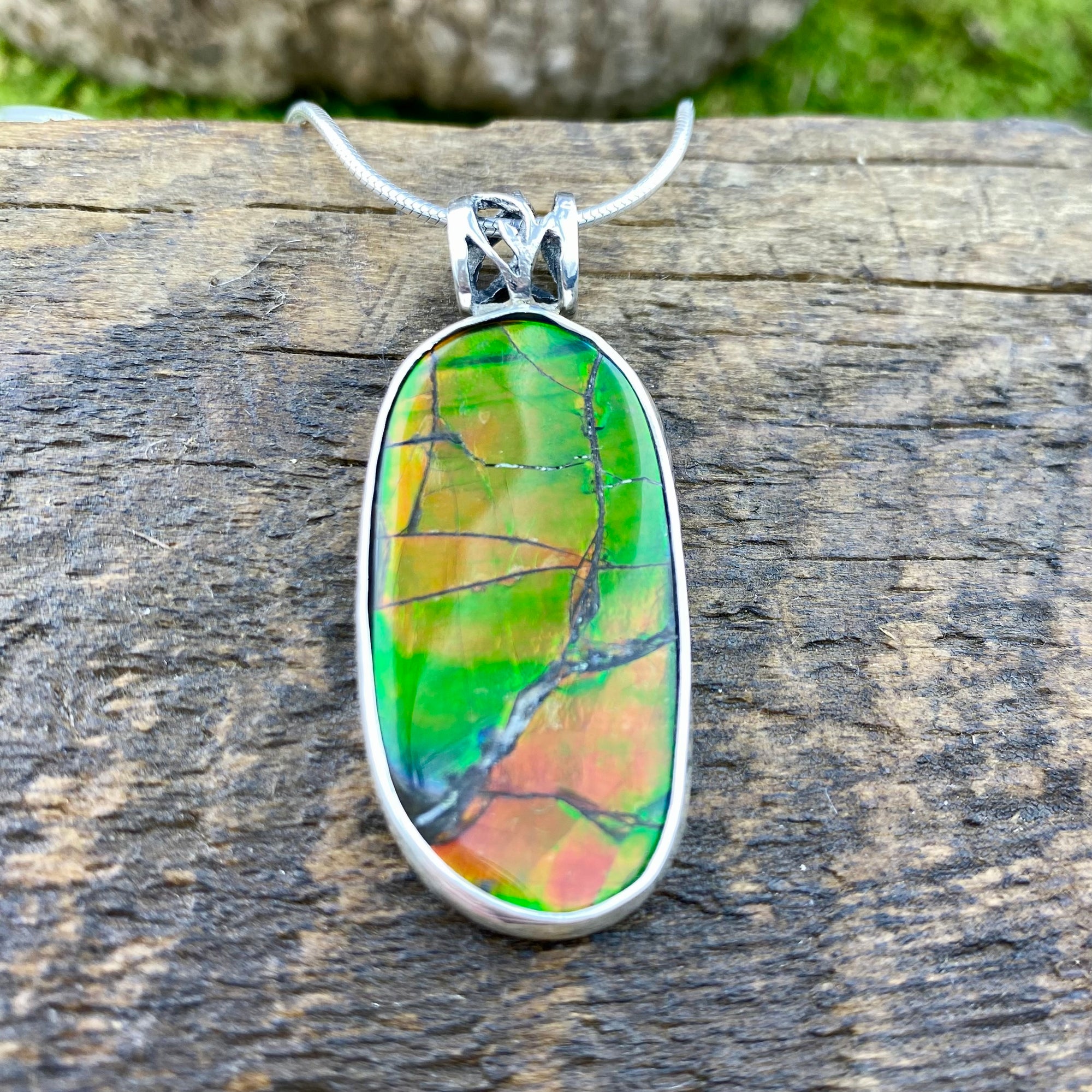 Ammolite Journey pendant