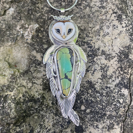 Athena’s Owl Goddess pendant