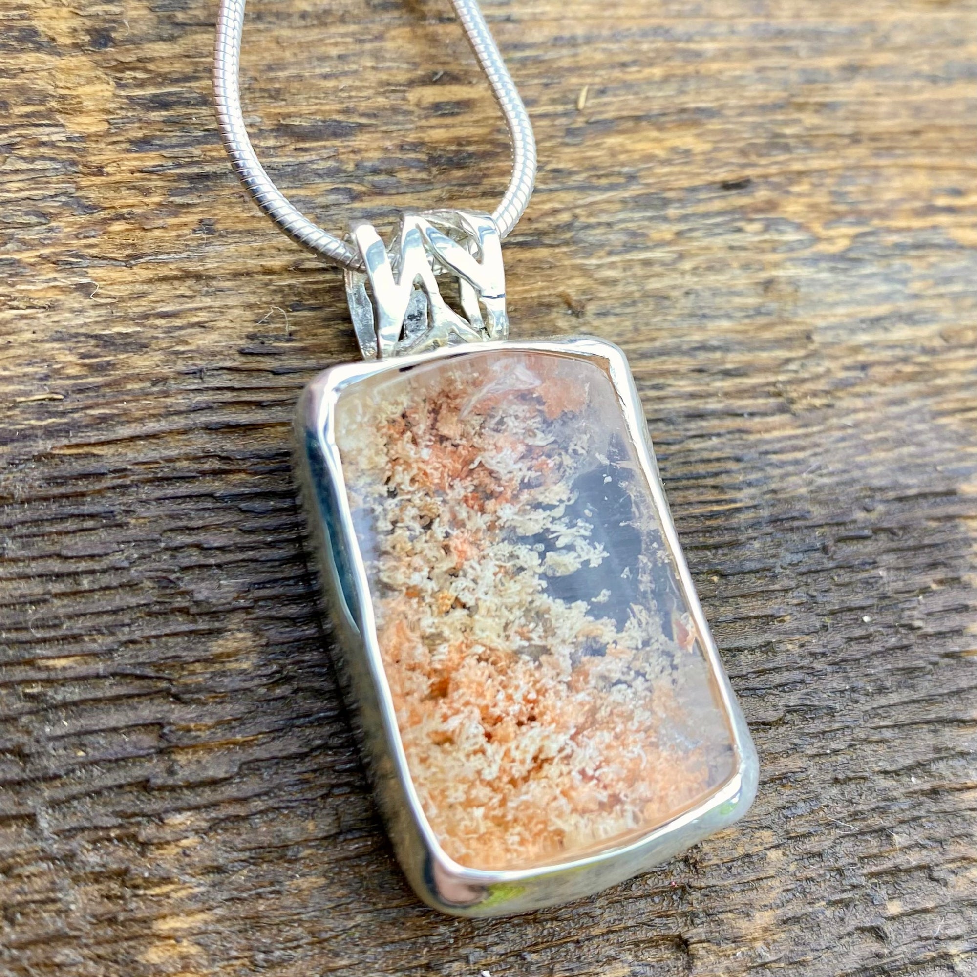 Emergence Pendant with Natural Lodalite