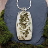 Druzy Pendant with Ocean Jasper