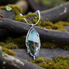 Water reflections Wood Opal Pendant