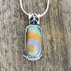 Uplifting Deep crystal pipe opal Pendant