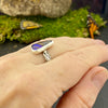 Deep purple Yowah Opal Ring