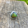 Deep Fire Welo Opal Bud Ring