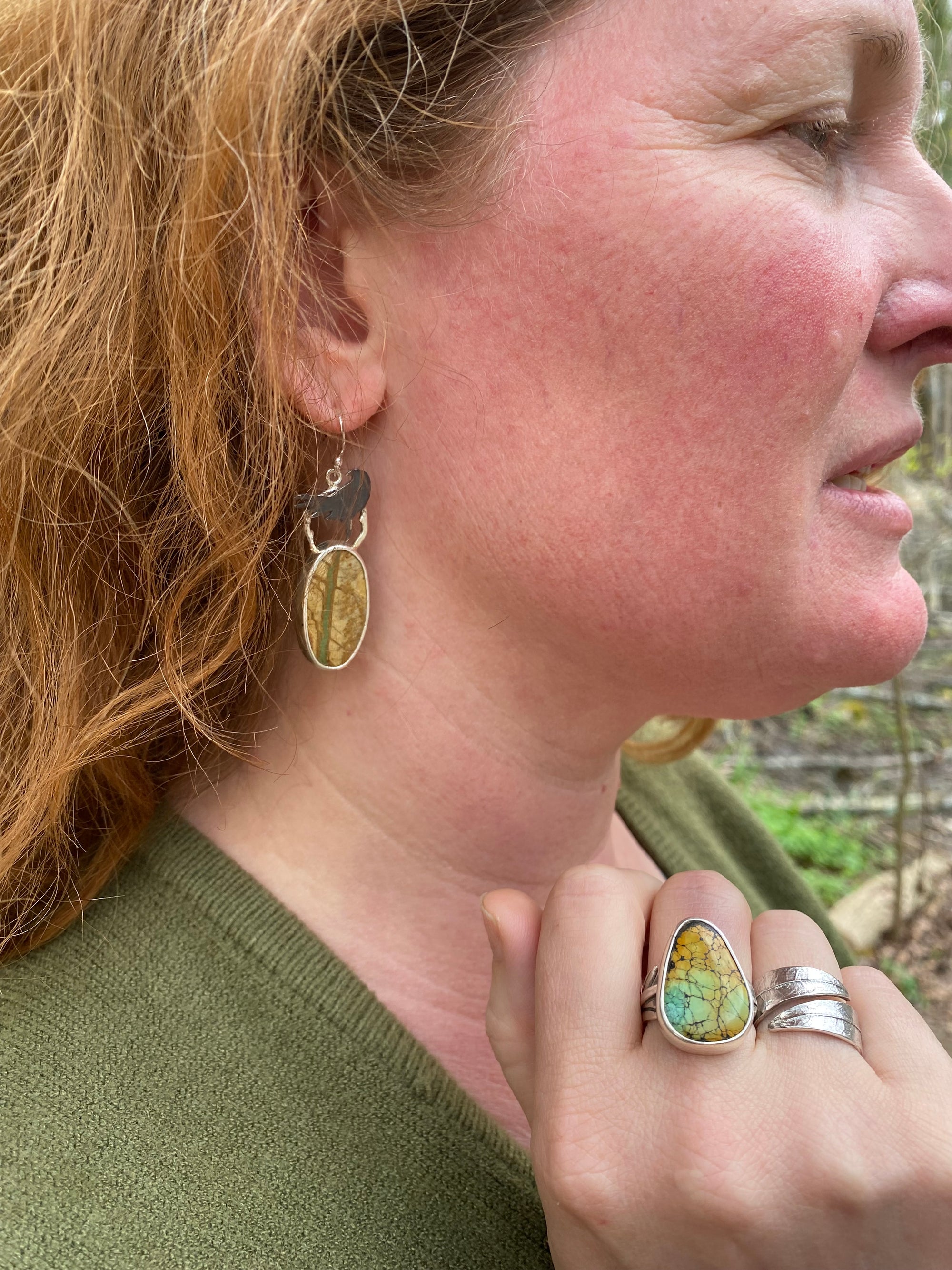 Blackbird Royston Turquoise earrings