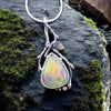 Deep Fire Welo Opal Emergence Pendant