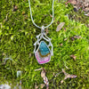 Tri-colour Tourmaline Sacred Heart Pendant