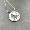 Crow Medicine Pendant in Silver