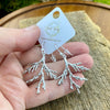 Cedar Branch earrings - short