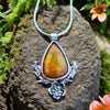 Deep Fire Welo Opal Pendant