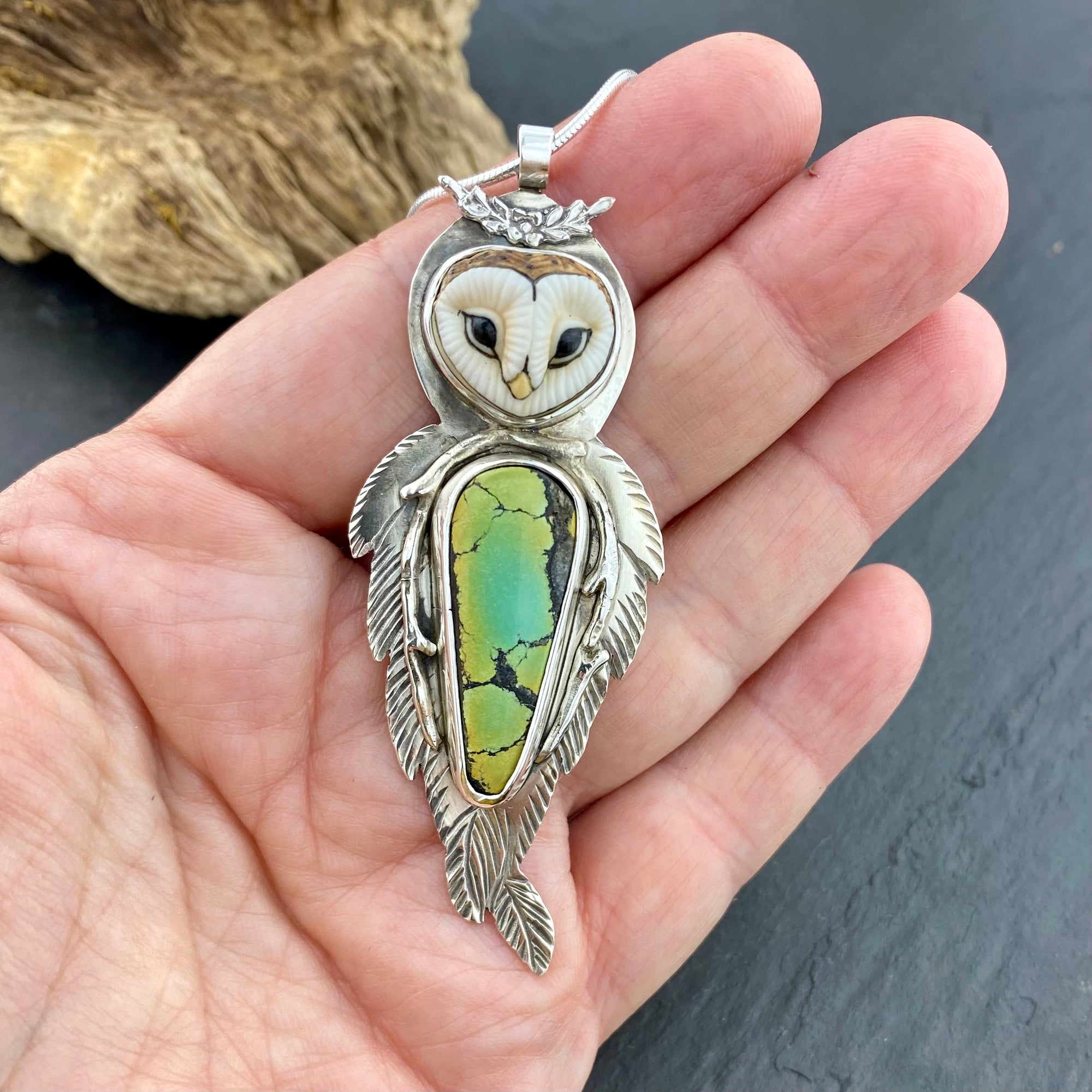 Athena’s Owl Goddess pendant