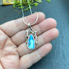 Natural Lavender Turquoise Pendant