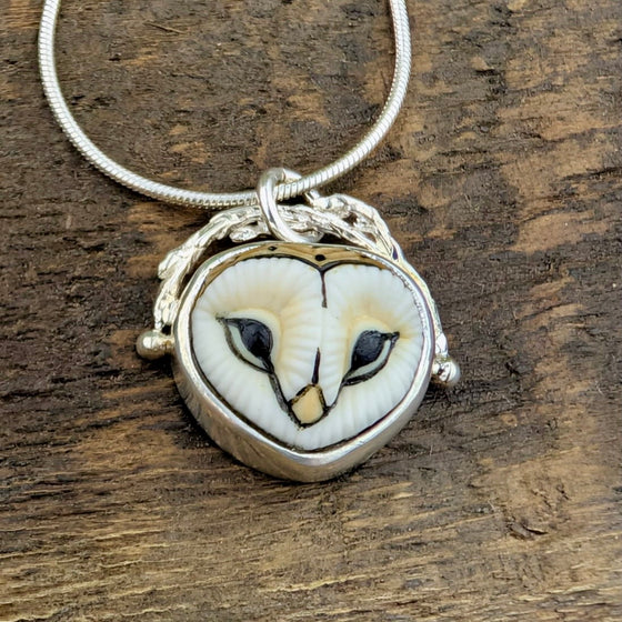 Luna Barn Owl Moon Goddess