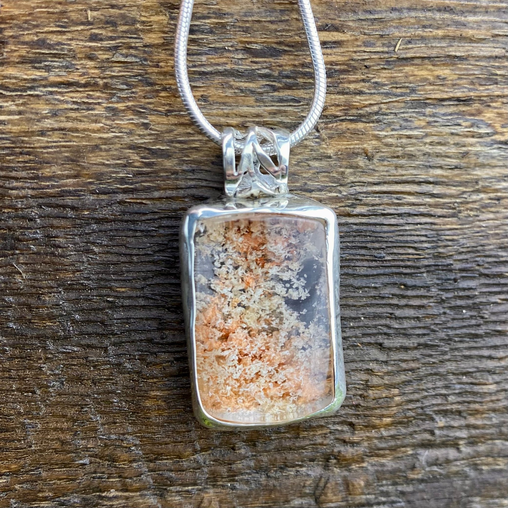 Emergence Pendant with Natural Lodalite