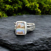 Beautiful detailed Boulder Opal Ring