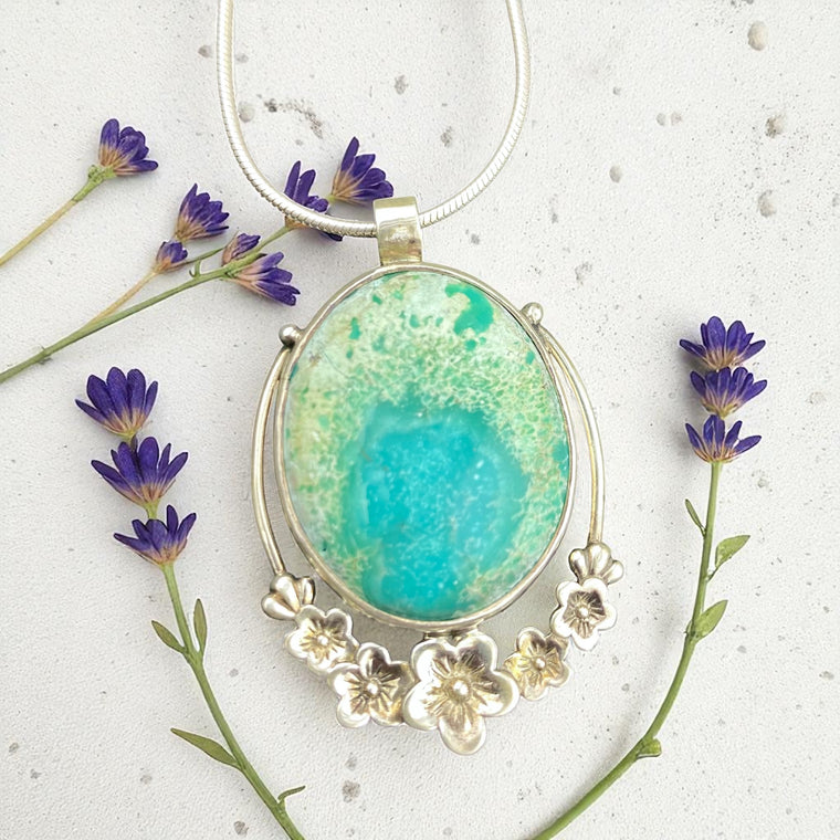 Celebrating Joy Turquoise Pendant