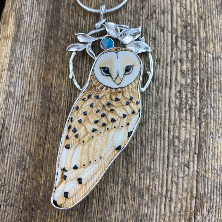 Barn Owl Moon Glow Goddess