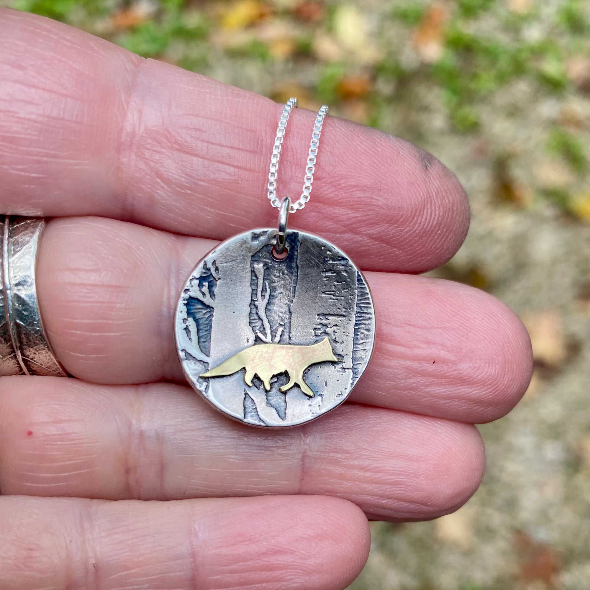 Reserved : Birch amulet with fox