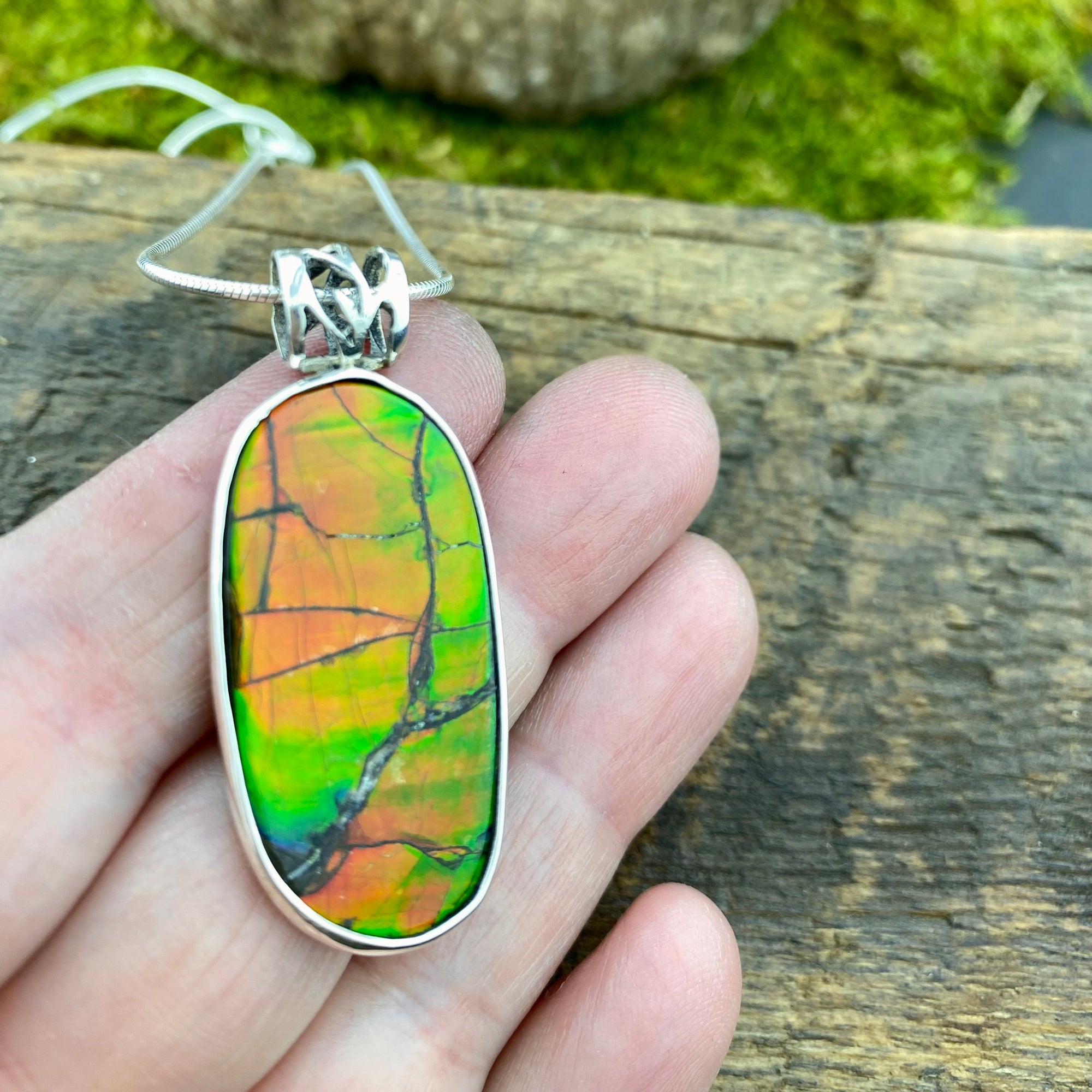 Ammolite Journey pendant