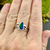 Black Opal Woodland Ring