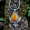 Deep Fire Welo Opal Pendant