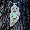 Burrowing Owl Goddess with Clay Canyon Variscite