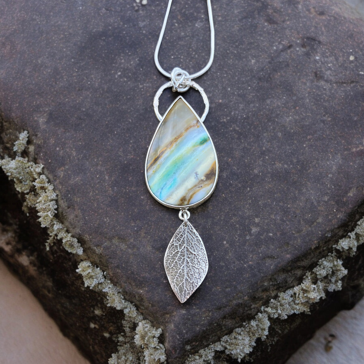 Alder Medicine with Wood Opal Pendant